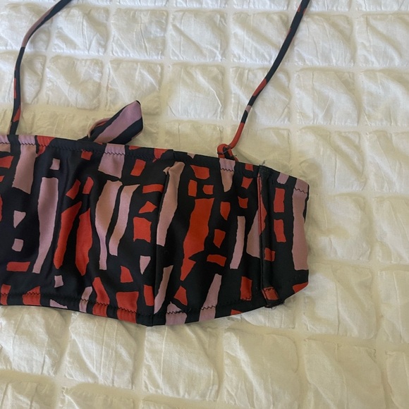 Volcom Black and Red Bikini Top - Picture 2 of 9